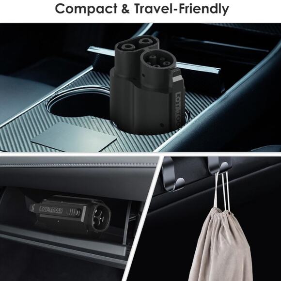 NACS to CCS1 Charging Adapter,Max 250KW Supercharger [Max 500A, 1000V] fit for R - Picture 6 of 7